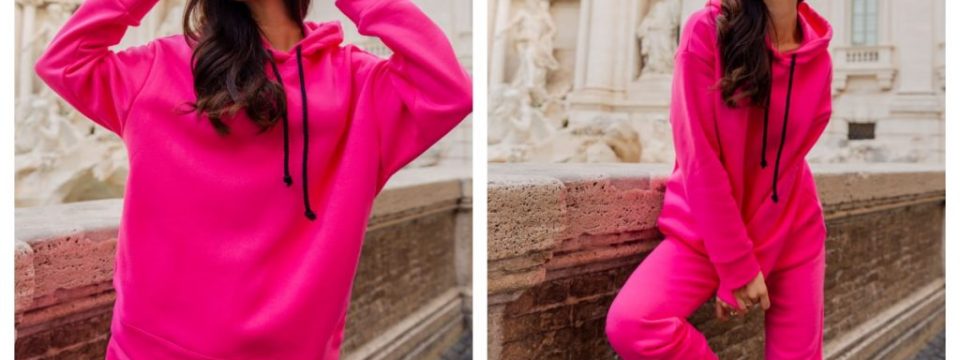 jednokolorowe bluzy z kapturem na wiosnę hurt